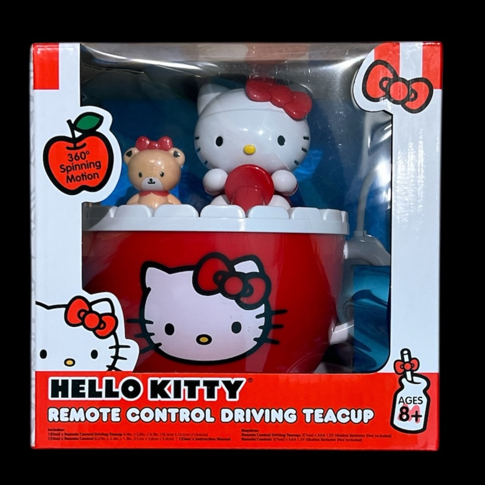 Hello Kitty Remote Control Driving Teacup Toy NIB
